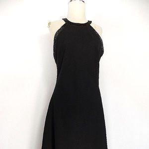 Open Back Halter Dress